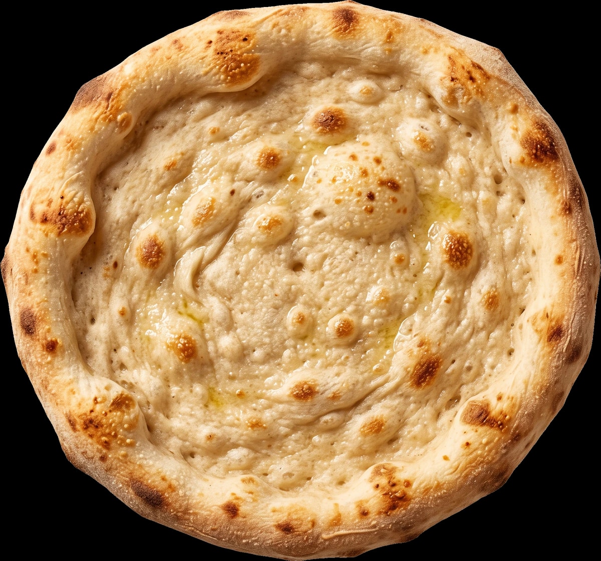 Massa de pizza pré-assada